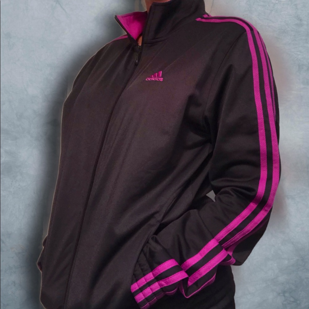Classic Adidas Pink Track Jacket